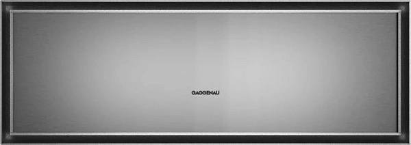 Gaggenau GW453120 — Шкаф для подогрева посуды 60 x 21 см нержавеющая сталь за дымчатым стеклом