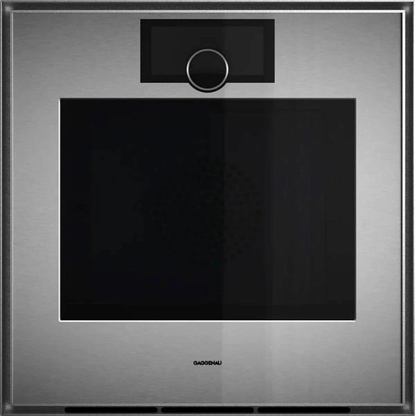 Gaggenau GO451120 — Духовой шкаф 60 x 60 см Петли двери слева, нержавеющая сталь за дымчатым стеклом